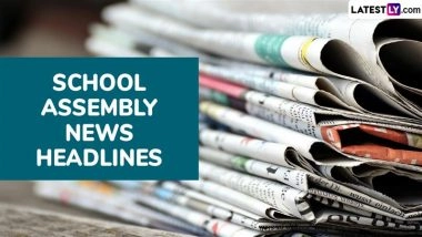 School Assembly News Headlines Today, 5 November 2025: Check and Read Important National, International, Sports, Entertainment and Business Stories During Daily Assembly